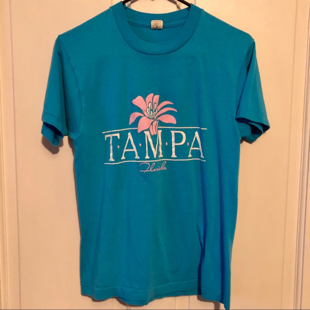 VINTAGE 80s Tampa Florida T-shirt